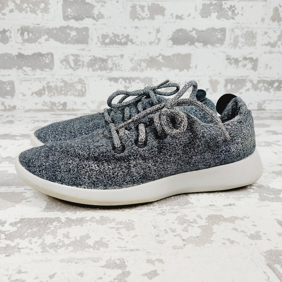 Allbirds Gray Wool Lace Up Comfort Running Walking Athletic Sneakers D824 - Picture 1 of 11